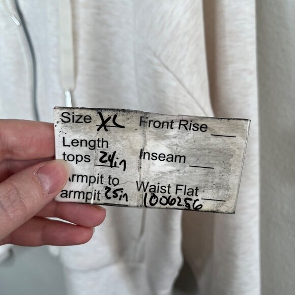 Spanx Womens Airessentials Full Zip Hoodie Jacket X-Large Oatmeal 50764r - Picture 10 of 10